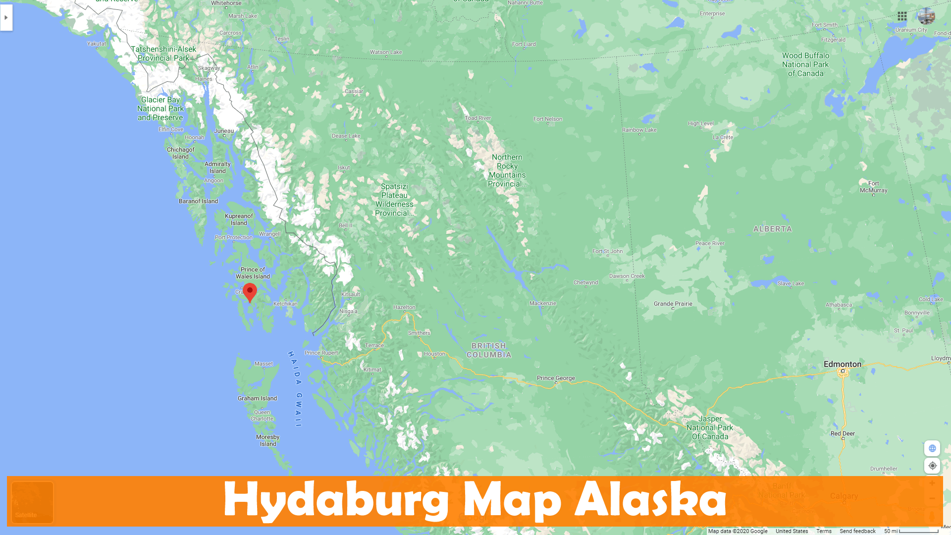 Hydaburg map
